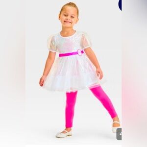 NWT Toddler Girls' Mattel Barbie Dream Closet  "Crystal Barbie" Size 3T Costume